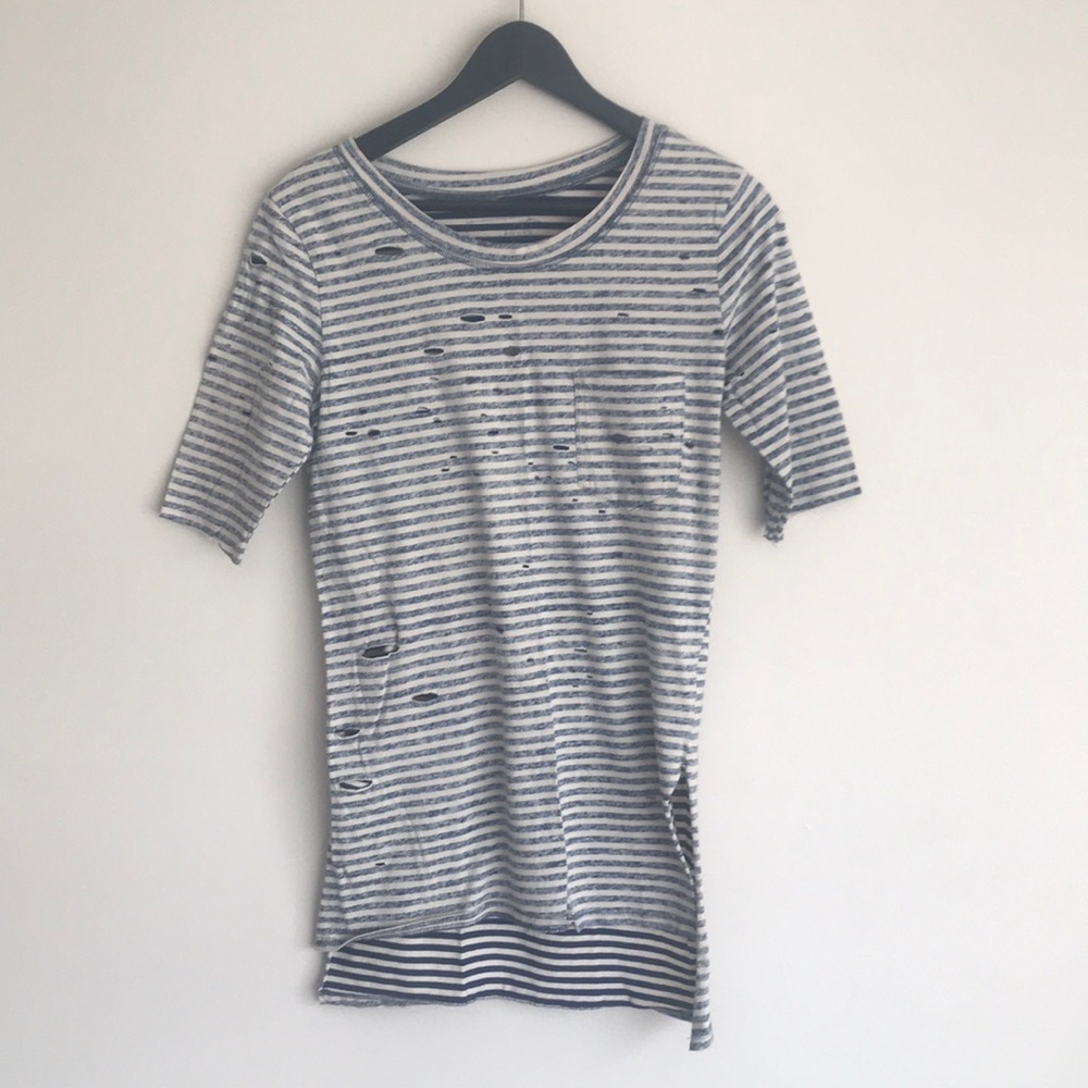 Inside out Stripped Free People Shirt